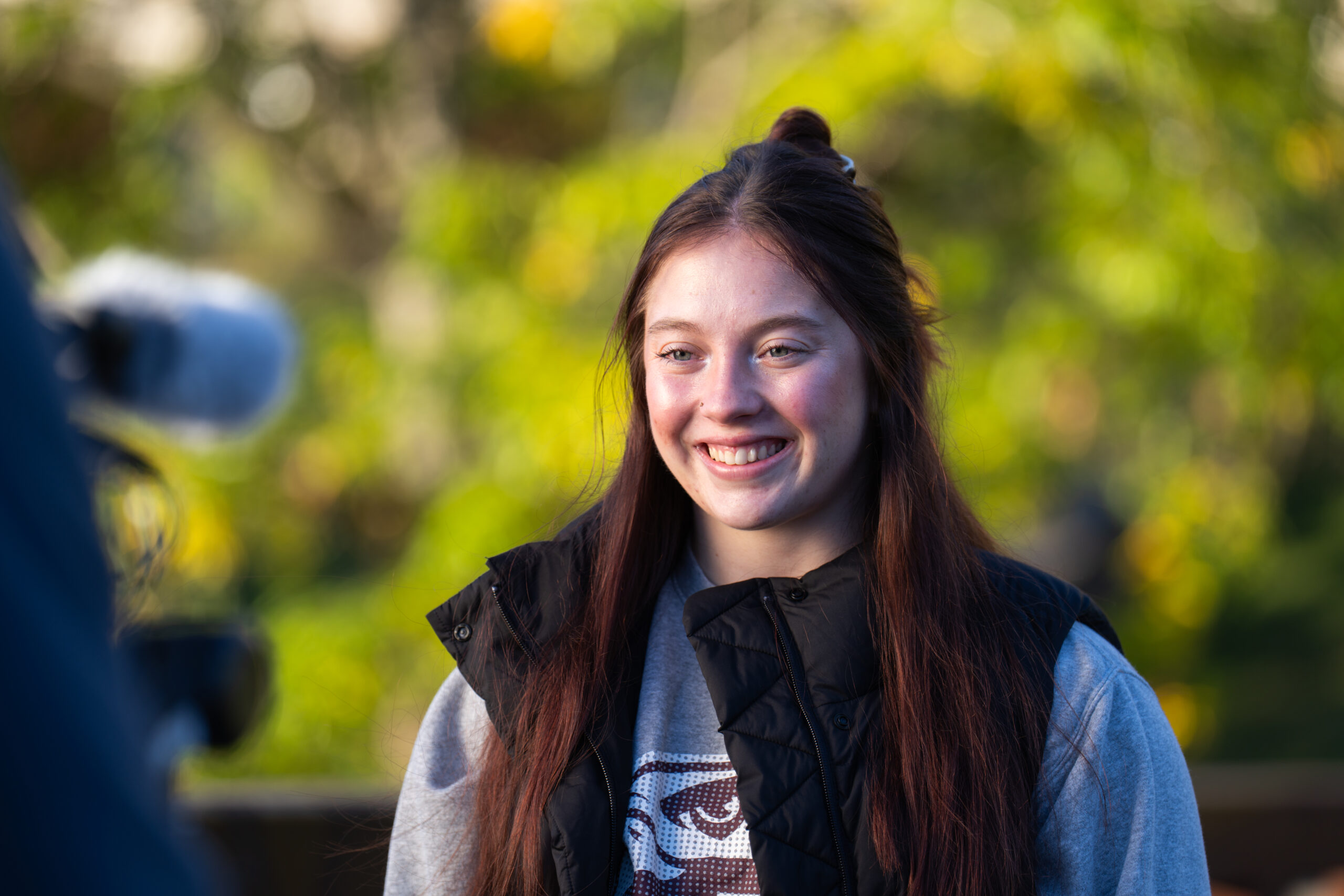 Architecture student working on a project